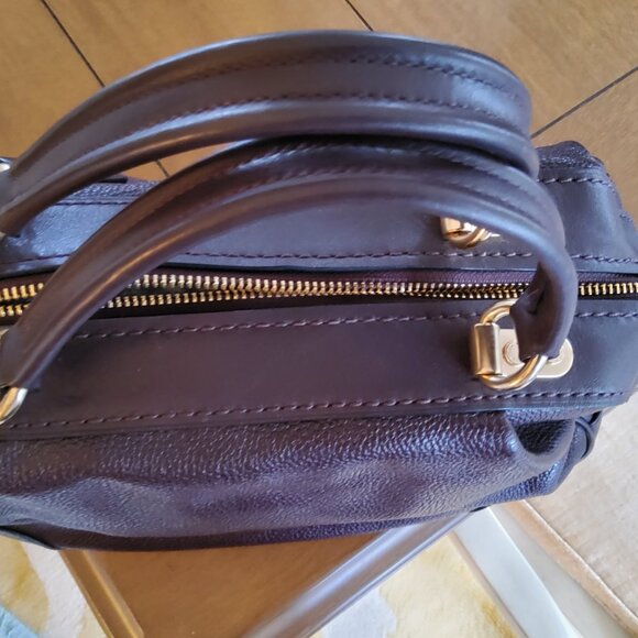 Coach Lane Satchel 69621 in Oxblood - Picture 8 of 12